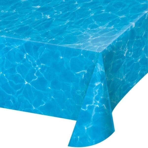 Water Print Plastic Tablecloth