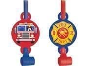 Fire Truck Blowouts 8ct Birthday Party Supplies
