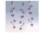 Red & Blue Star Dizzy Dangler