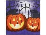Haunted House Beverage Napkin - Set of 16
