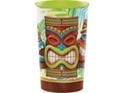 Pack of 20 Tiki Time Printed Cylindrical Cup 5.9"
