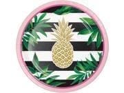 Pineapple 7" Dessert Plate (8 Count)