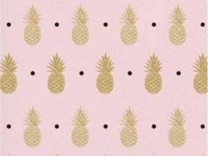 Pineapple Beverage Napkin (16 Count)