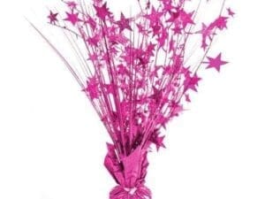 Holographic Stars 9oz Balloon Weight Patriotic 15" Spray Centerpiece