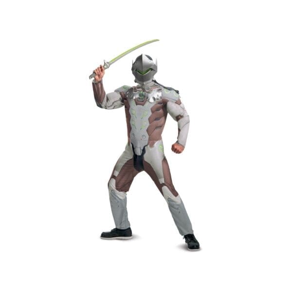 Overwatch Genji Adult Muscle Costume - Image 2