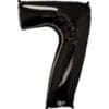 34 Inch Black Number Balloons 7