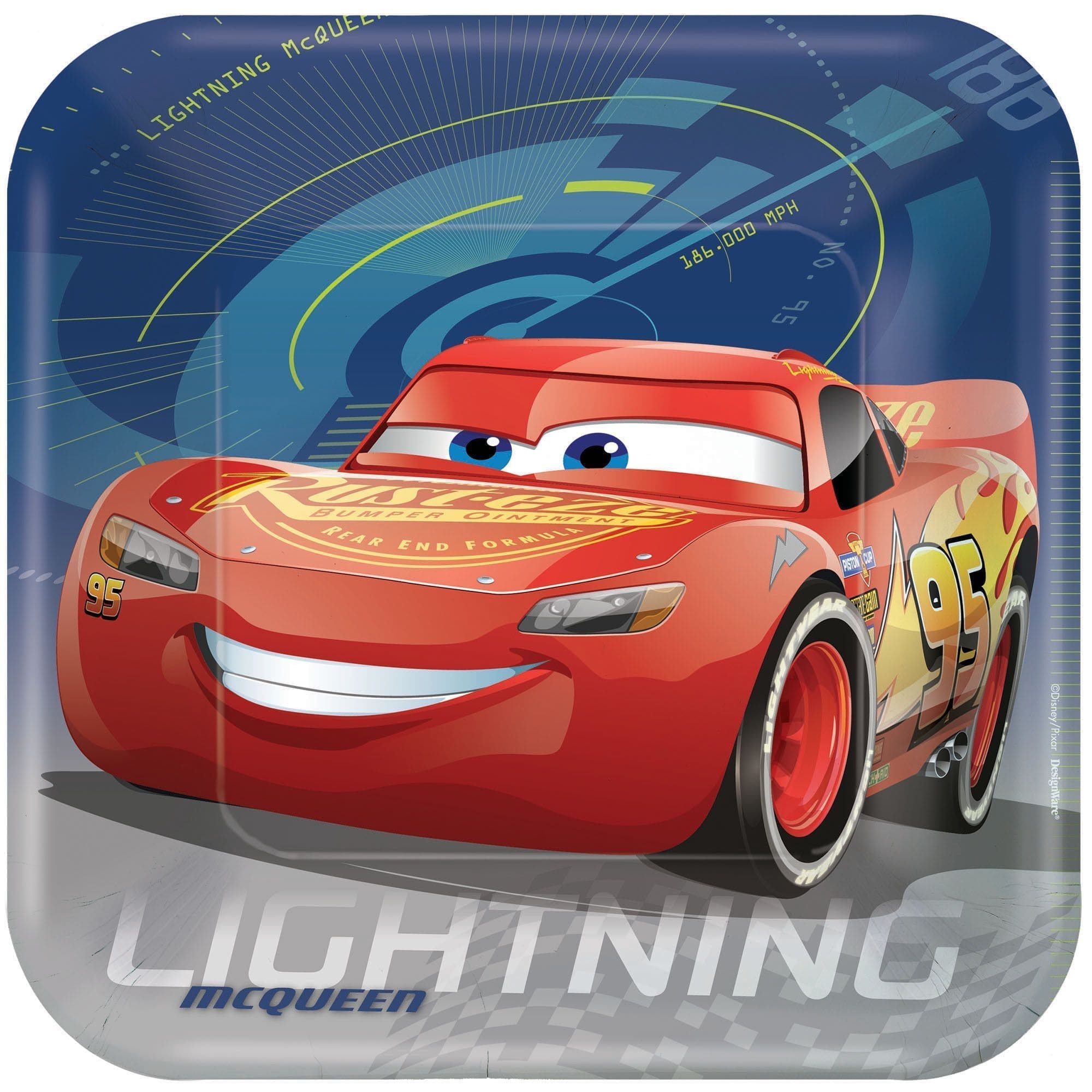 Cars 3 Lunch Plates