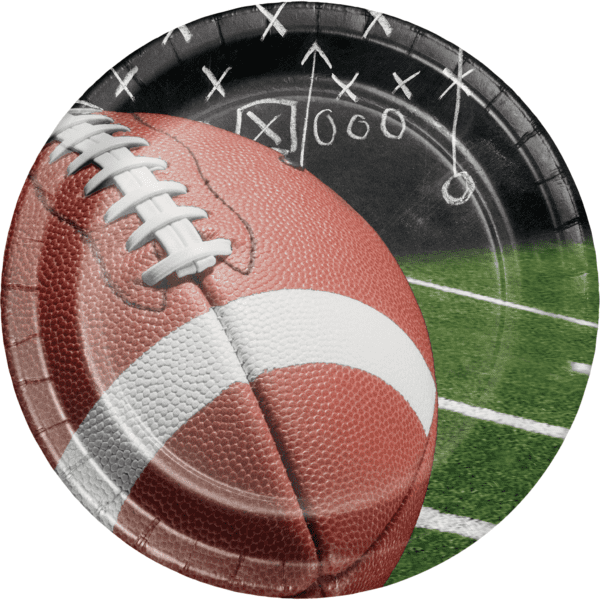 Gridiron Football Paper Plates