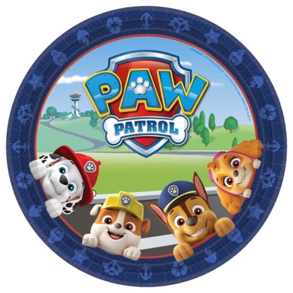 PAW Patrol Adventures Lunch Plates 8ct Birthday Party Supplies