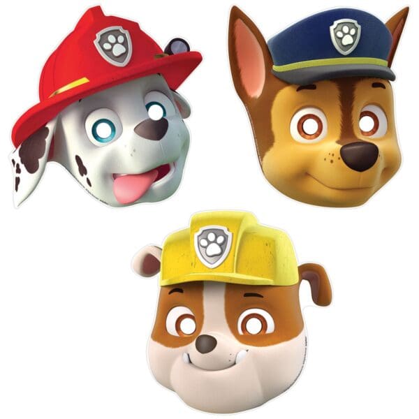 PAW Patrol Birthday Party Masks, 8ct