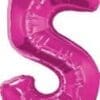 Number 5 Foil Balloon, Magenta