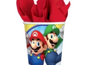 Super Mario Bros. 9oz Paper Cups, 8 Count