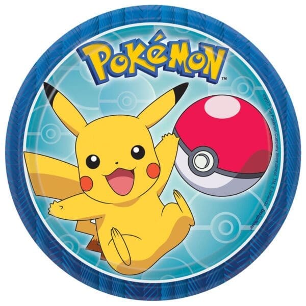 Pokemon Core 7" Dessert Plates (8)