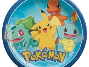 Classic Pokémon Lunch Plates 8ct Birthday Party Supplies