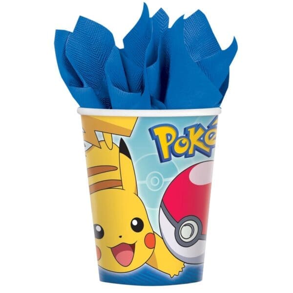 Pokemon 9 Oz Cups [8 per Pack]