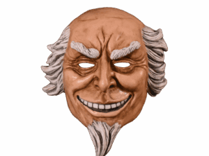 Uncle Sam Vacuform Mask, One Size