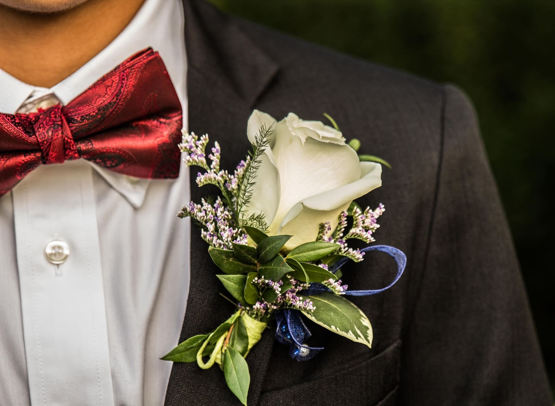 Boy dressed for prom