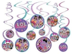 301542 LOL Surprise Swirl Decorations - 12 Piece