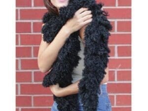 Morris HBOR180RD 240 G Super Featherless Boa, Red