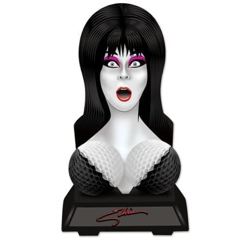 Beistle 393 16 X 8.75 in. Elvira Bust Centerpiece