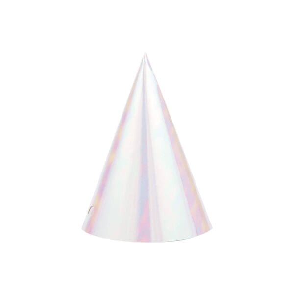 8ct Iridescent Party Hats - Image 2