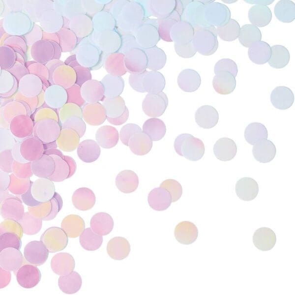 Iridescent Party Confetti Pink/Purple