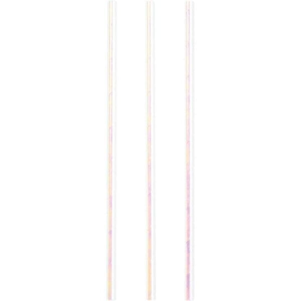 Iridescent Paper Straws 24ct