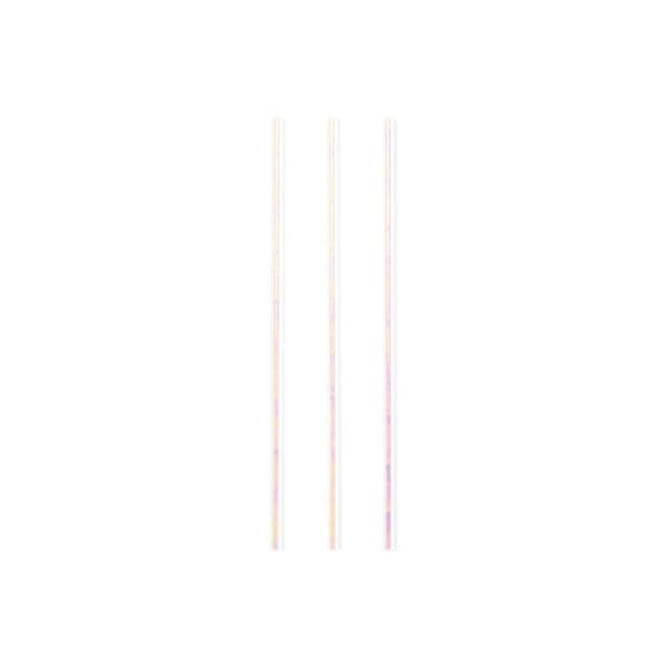 Iridescent Paper Straws 24ct - Image 2