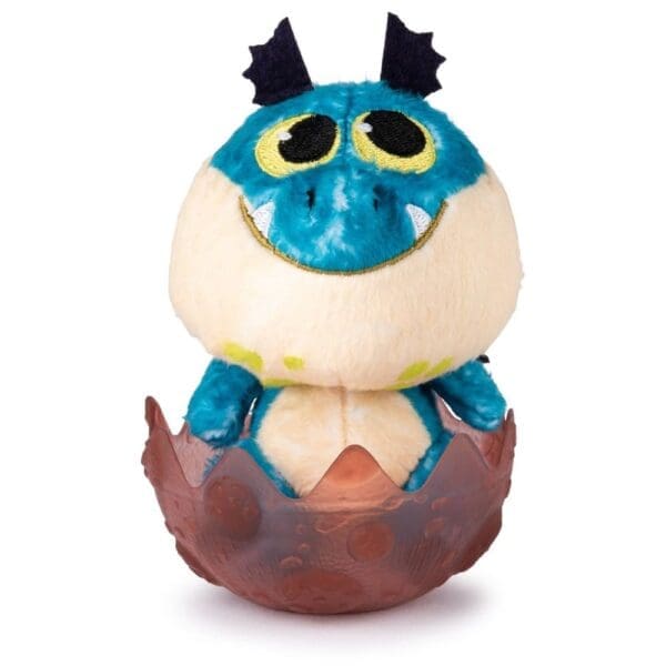 Dreamworks Dragons, Baby Gronckle 3-Inch Plush, Cute Collectible Plush Dragon in Egg, for Kids Aged 4 and up