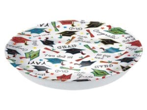 430560 2 X 14 in. Graduation Plastic Serving Bowl - Pack of 5 - Multicolor