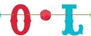 120457 Cinco De Mayo Fiesta Pom Pom Banner - Pack of 3