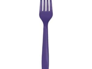 Touch of Color Purple Plastic Forks, 24 Pack (010466)