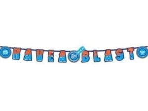Nerf Birthday Banner Kit Party Supplies