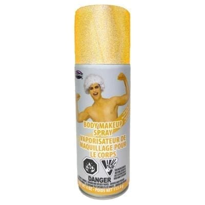 Gold Body Makeup Spray Multi-Colored