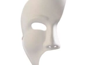 Adult Men's Phantom Mask White
