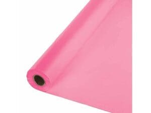 Touch of Color Candy Pink Plastic Banquet Roll
