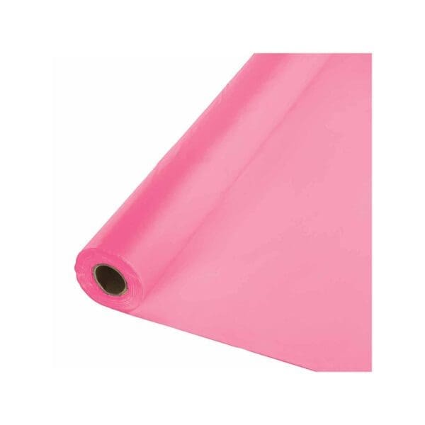 Touch of Color Candy Pink Plastic Banquet Roll