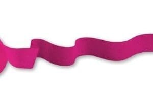 Creative Converting Hot Magenta Crepe Streamers,Size: L