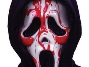 Scream Mask with Blood & Pump