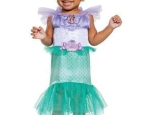 Disguise Baby Girls Ariel Infant Costume, Teal, ((12-18 Mths)