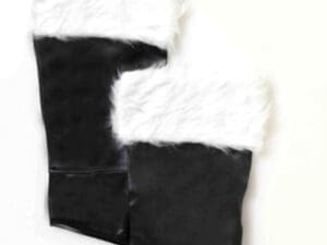 Santa Boot Tops Dlx W/trim