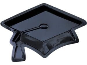 Mortarboard Plastic Serving Tray