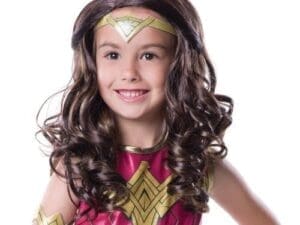 Rubies JL Wonder Woman Child Wig-Standard