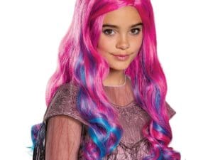 Disguise Disney Audrey Descendants 3 Costume Wig, Pink, Size One Size Child