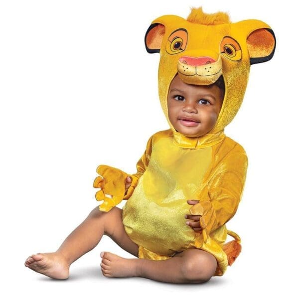 Disguise Baby Boys Simba Infant Costume, Beige, (6-12 Mths)