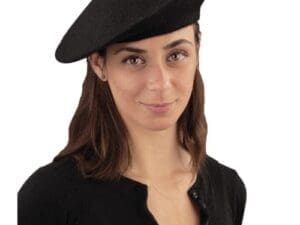 Forum Women's Novelty Adult French Beret, Black, One Size