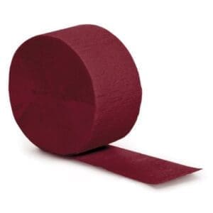 Touch of Color Burgundy Red Streamer (078192)