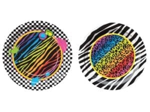 80's Party Decor - Plates - 9"
