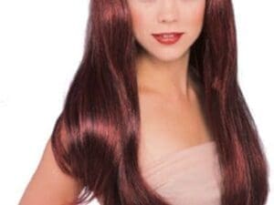 Rubie's Glamour Red/Black Wig Red/Black One Size Fits All