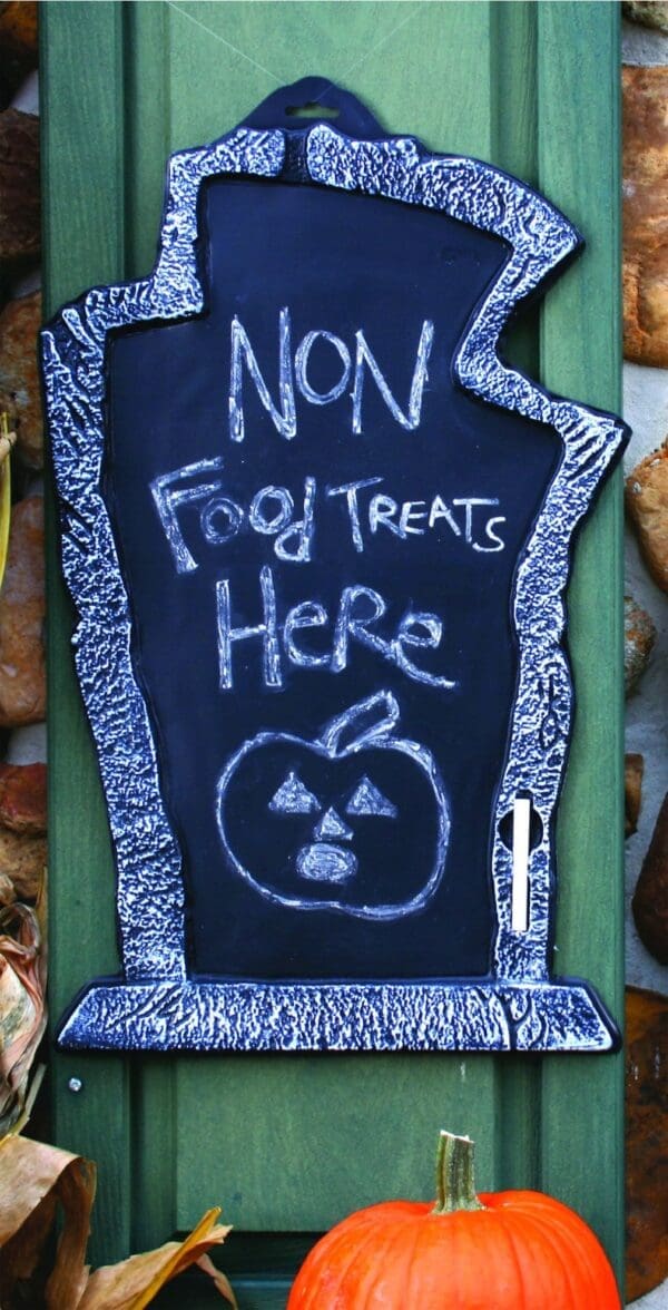 22" Chalkboard Tombstone Clean Slate